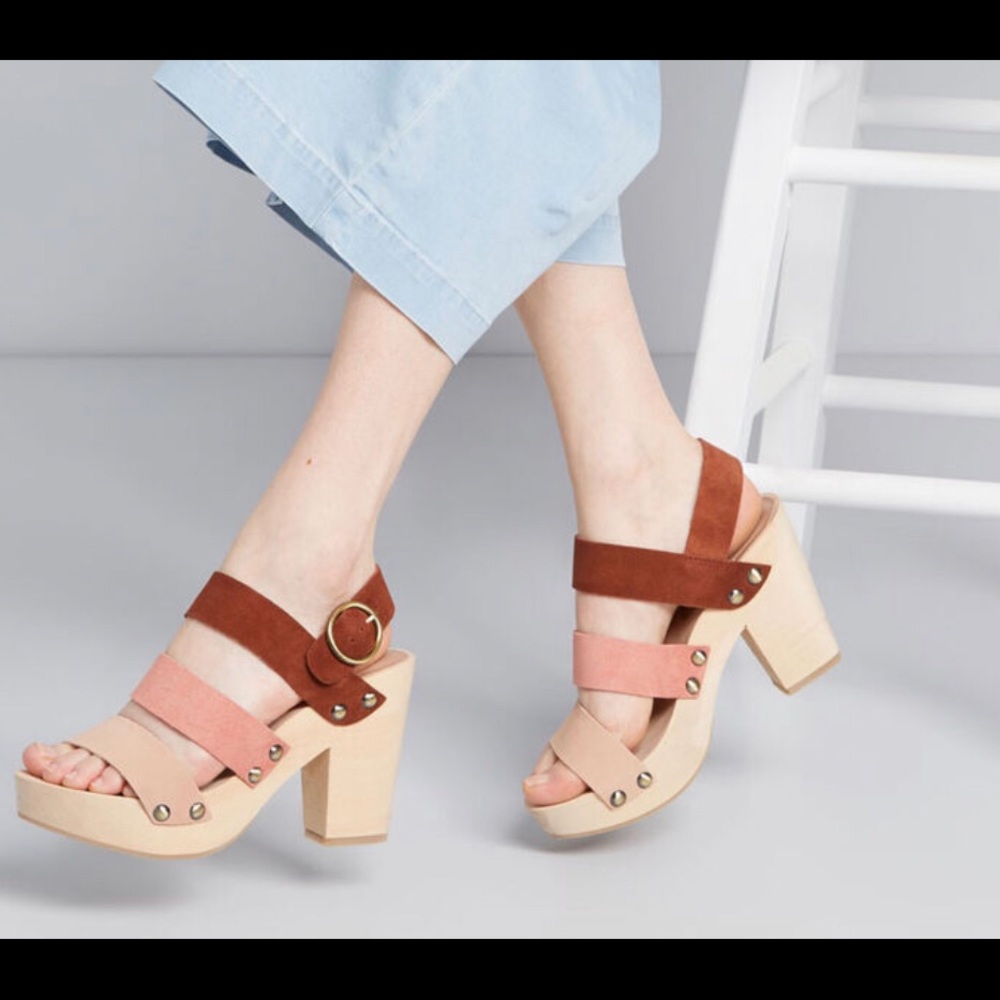 Chinese laundry clog/wedge shoes